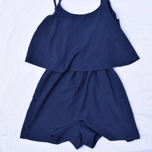 Navy Blue Romper